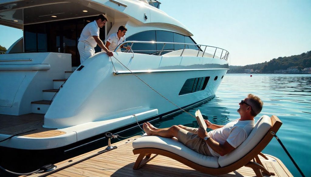 Yacht fractional ownership maintenance
